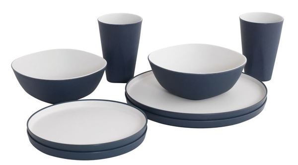 Picture of GALA 2 PERSON DINNER SET NAVY NIGHT